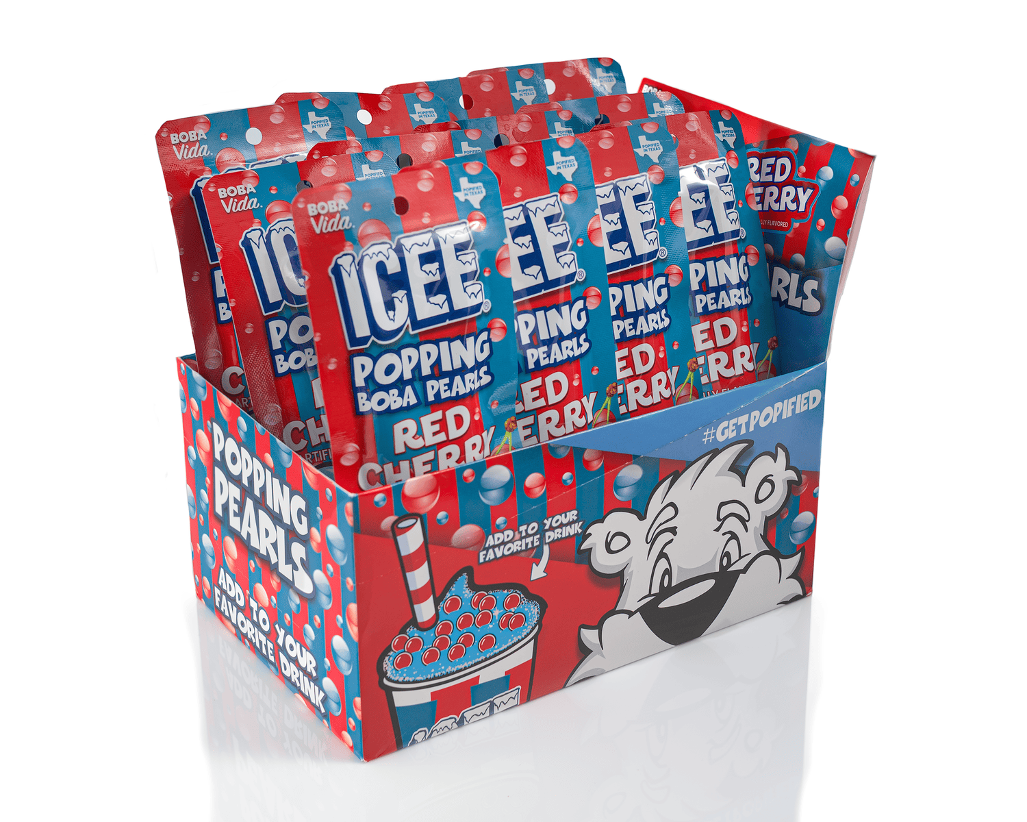 ICEE Popping Boba #Icee #IceePoppingBoba #PoppingBoba #BobaPearls #redcherrybobba #blueraspberrybobba #BobaVida
